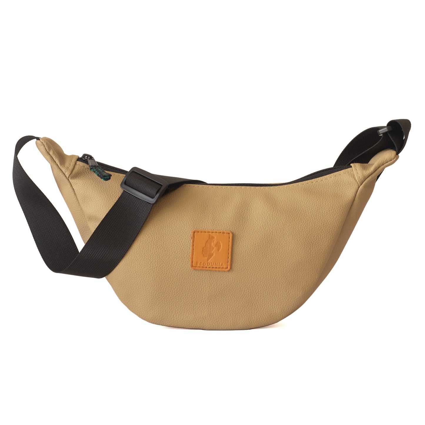 Round Mini Vegan Leather Shoulder Bag - Vegan Leather Purse